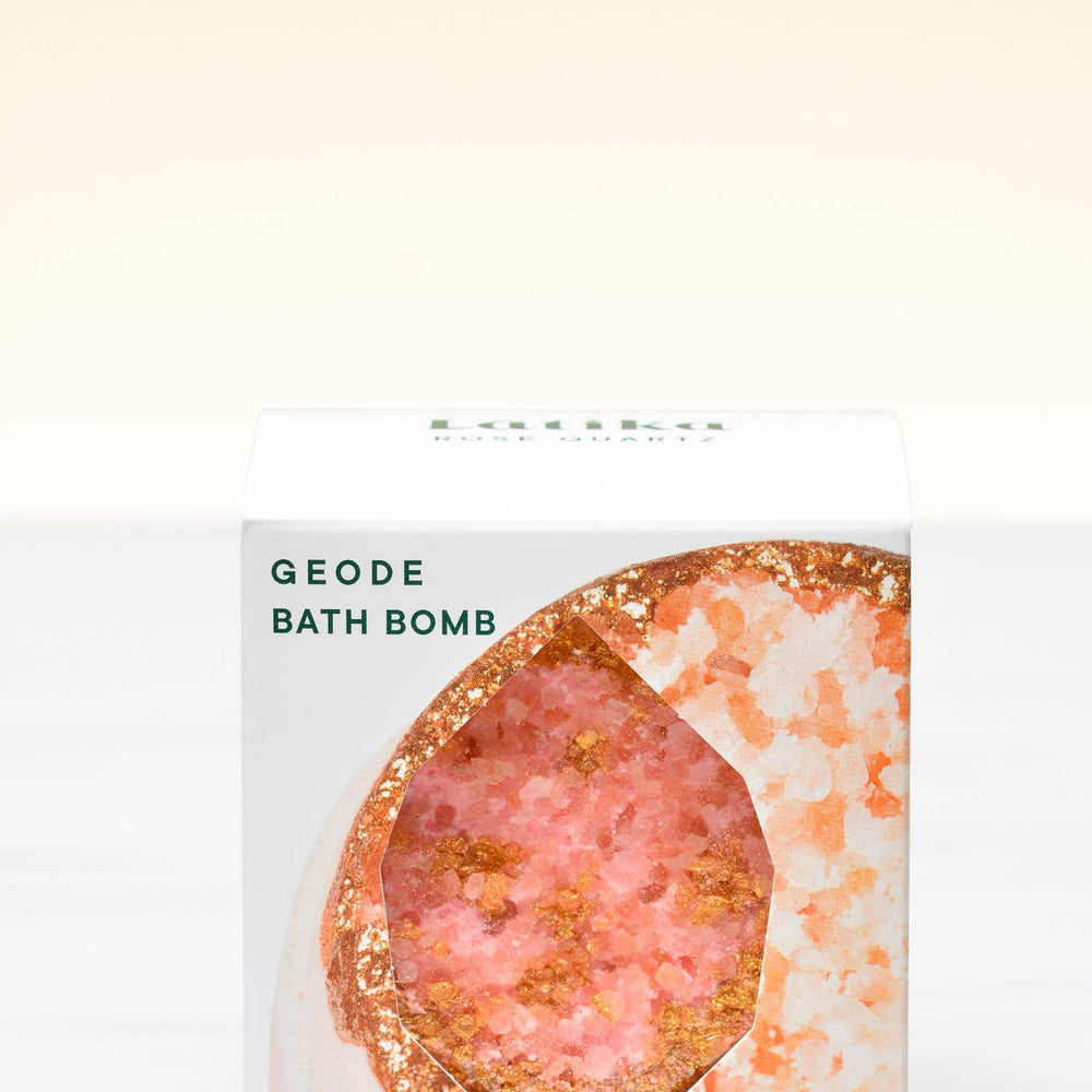 
                  
                    Crystal Geode Bath Bomb - Rose Quartz
                  
                