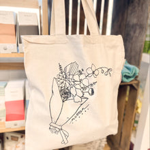 Load image into Gallery viewer, Reusable Mitten Floral Tote
