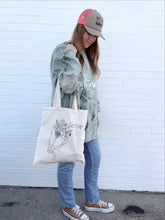 Load image into Gallery viewer, Reusable Mitten Floral Tote
