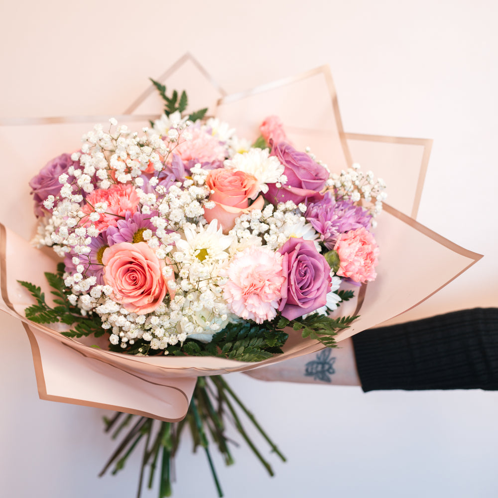 
                  
                    Soft and Sweet: Gathered Bouquet
                  
                