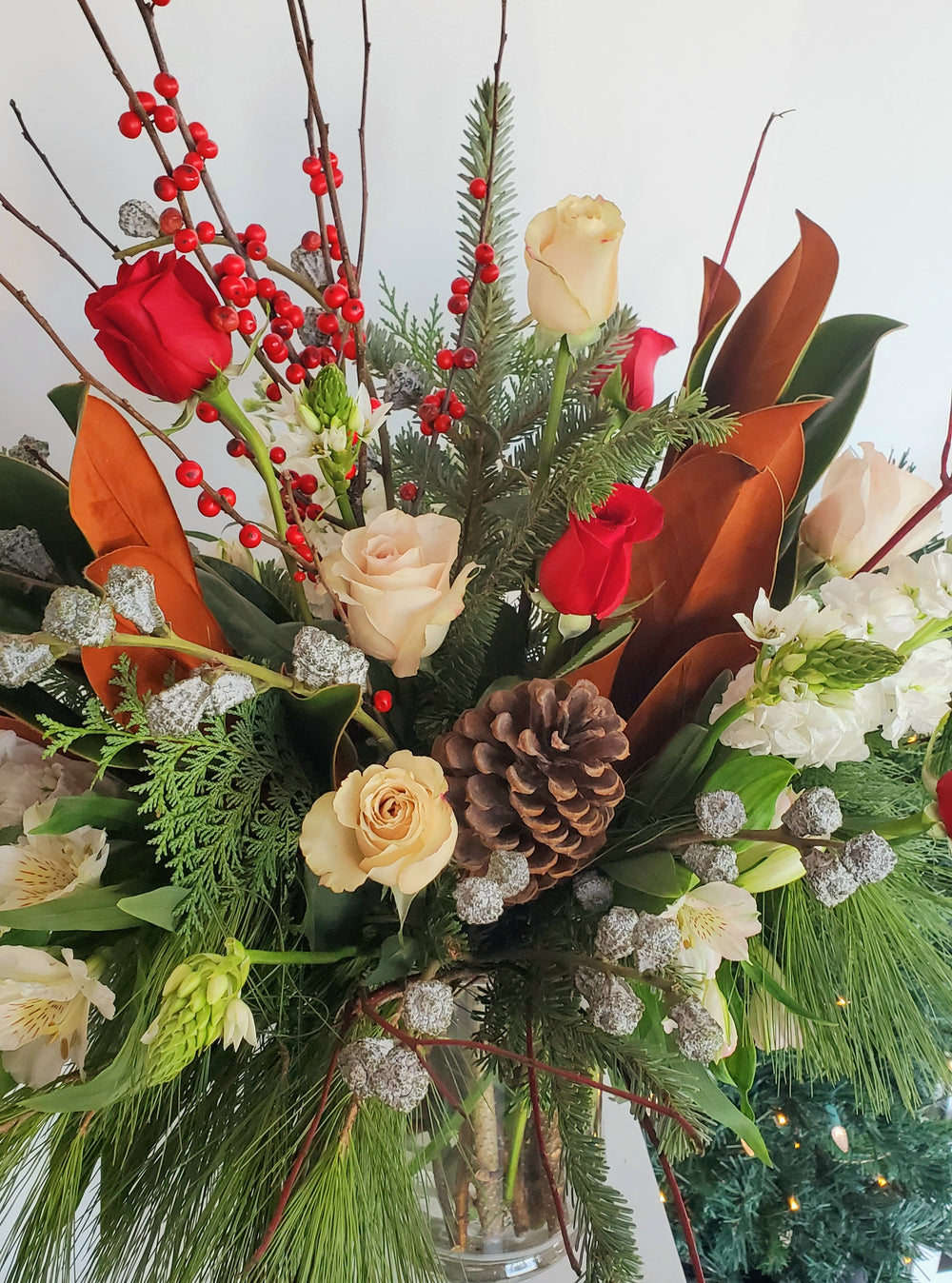 Seasonal Evergreen Arrangement