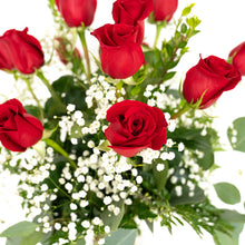 Load image into Gallery viewer, Roses: Premium Dozen Roses in Vase
