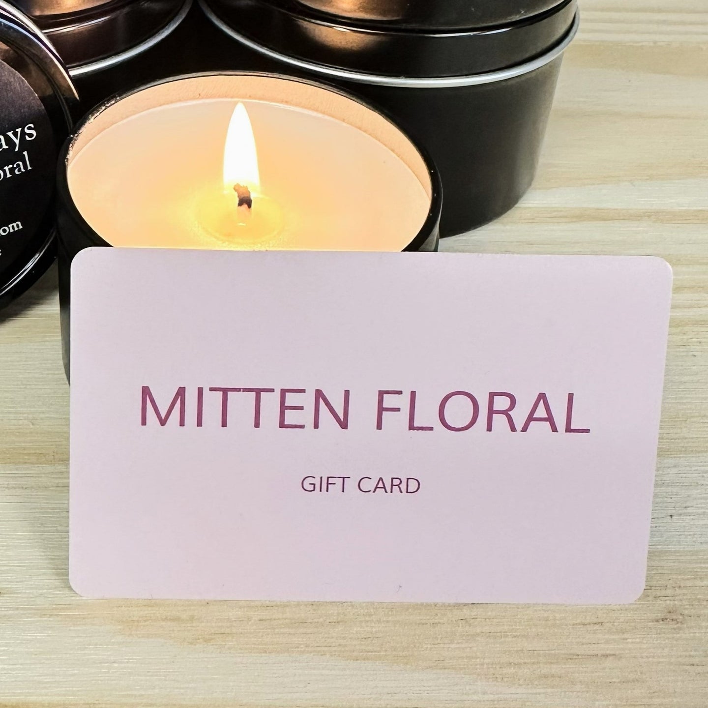 Digital Mitten Floral Gift Card