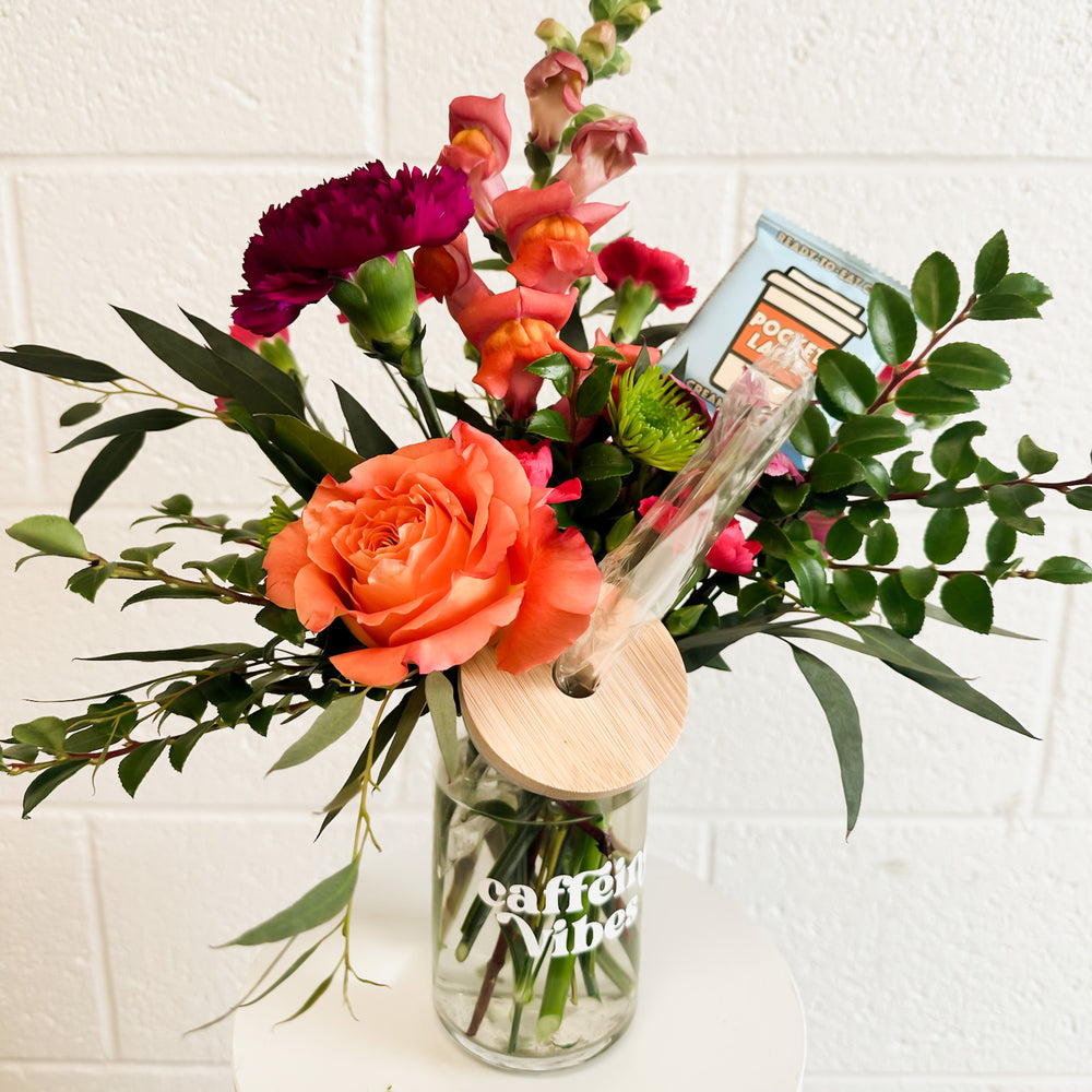 
                  
                    Gift: Glass tumbler arrangement 2 styles available
                  
                
