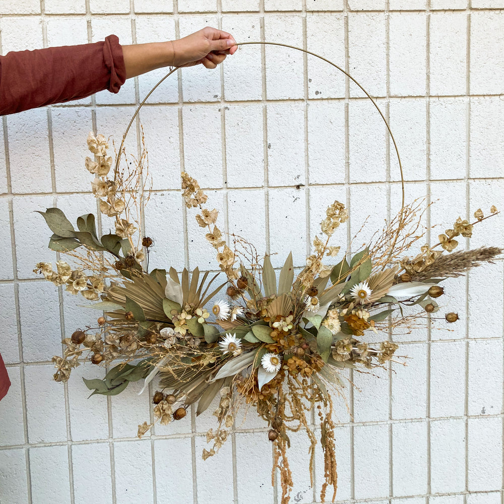 
                  
                    Dried: Large Floral Hoop
                  
                
