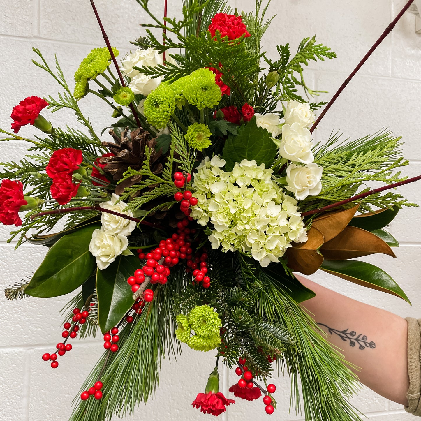 
                  
                    Seasonal: Evergreen Mix bouquet
                  
                